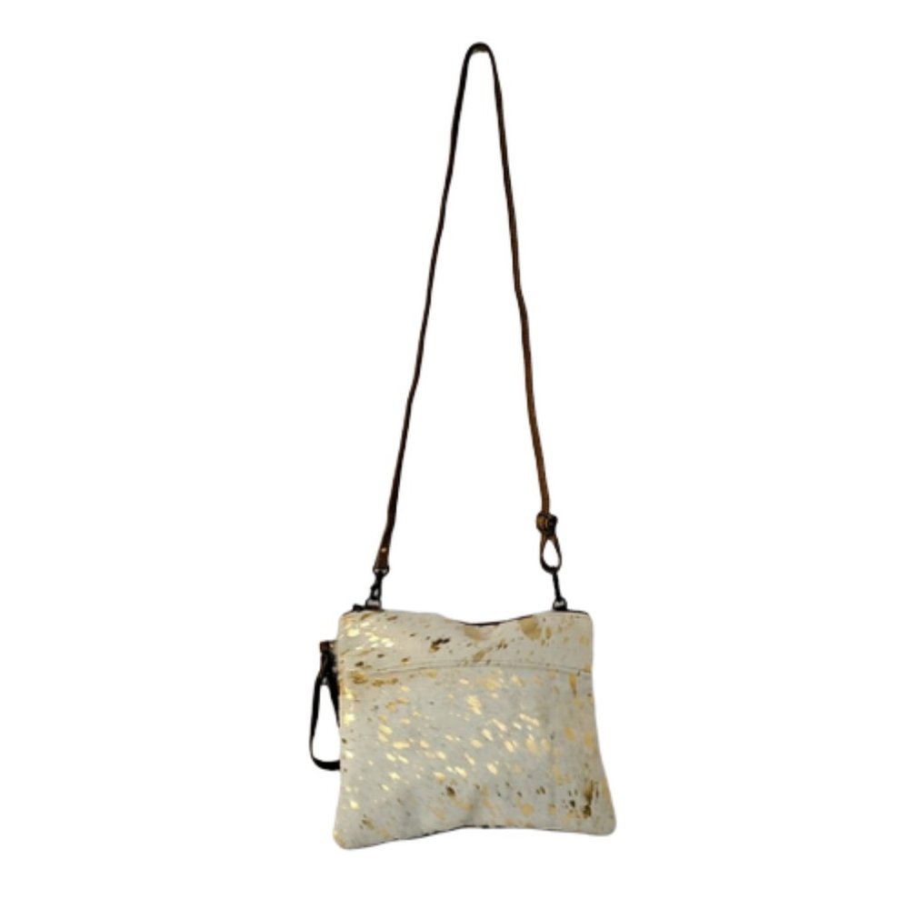 MYRA BAG Sassy Gold-Spotted Crossbody